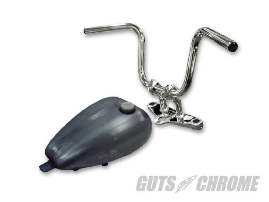 GUTS CHROME ガッツクローム ミニエイプハンドル 仕様：ヘコミ無し