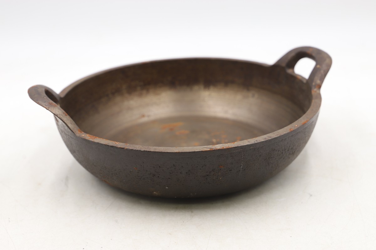 山王堂 久慈砂鉄 天ぷら鍋 直径:約31cm (D9633)(てんぷら鍋)｜売買され 