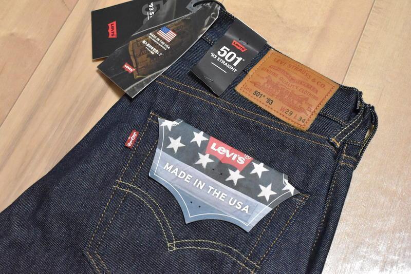即決】新品 リーバイス 501 93 USA製 リジッドデニム W29 79830 