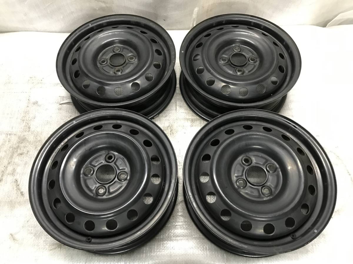 トヨタ ダイハツ純正 15インチ スチール 鉄ホイール 15インチ 15x5J + 