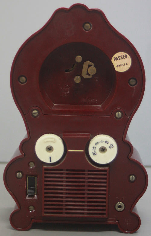 レトロ ラジオ付き置時計 手巻き ゼンマイ式 RADIO ALARM Startons_5