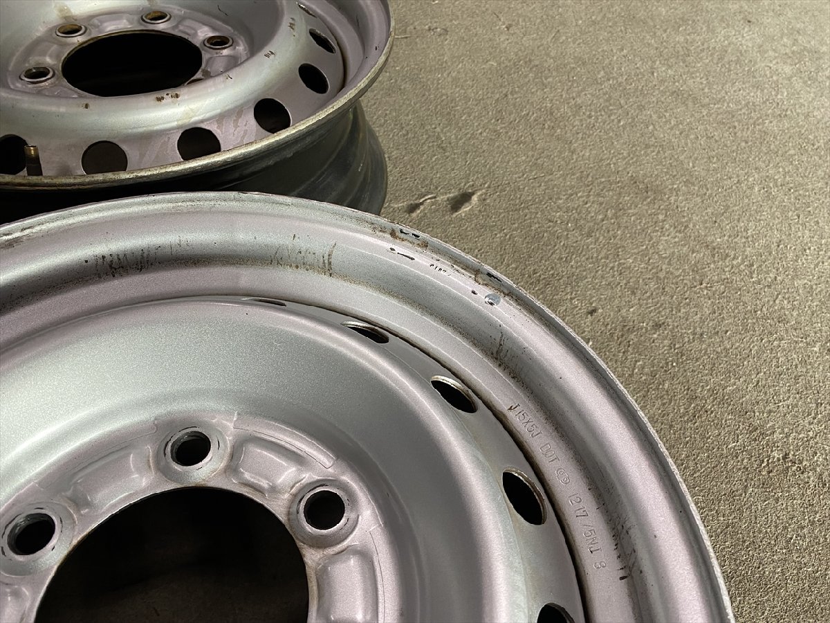 カムロード 純正 +30 ６ 新車外し！ カムロード純正タイヤホイールセット新車外し品 【美品】トヨタ カムロード 純正 15インチ 5J +30 PCD139.7 6H スタッドレスタイヤ用に☆福岡発 店頭交換もOK
