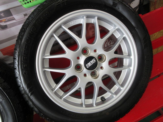 希少!! ダイハツ YRV純正 BBS 15in5J+40 コペン ラパン タント 4本価格