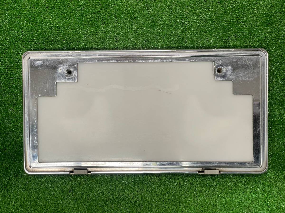 字光式ナンバーベースAGI-AS15 セーフティプレートホルダー 電球タイプ 