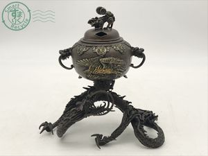 銅器 竜紋香炉 装飾品 工芸品 美術品 置物 香炉 龍 銅のYahoo!オークション(旧ヤフオク!)の相場・価格を見る