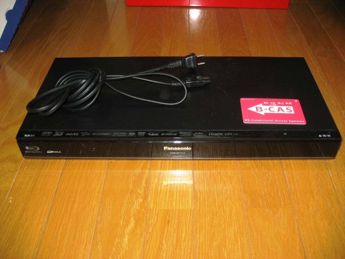 正常動作品 DMR-BRT210 500GB⇒1TB換装品 電源コード付き