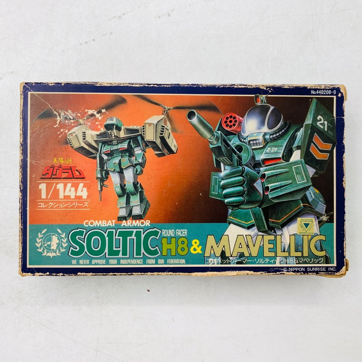 最新作，100%新品 中古品 タカラ 太陽の牙 ダグラム 1/144