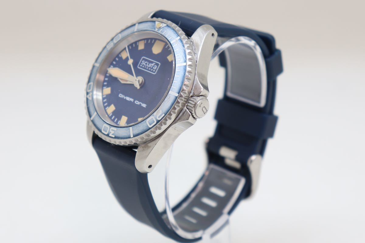 スカーファウォッチ/SCURFA WATCHES/ダイバーワン/メンズ/クォーツ/電池交換済み