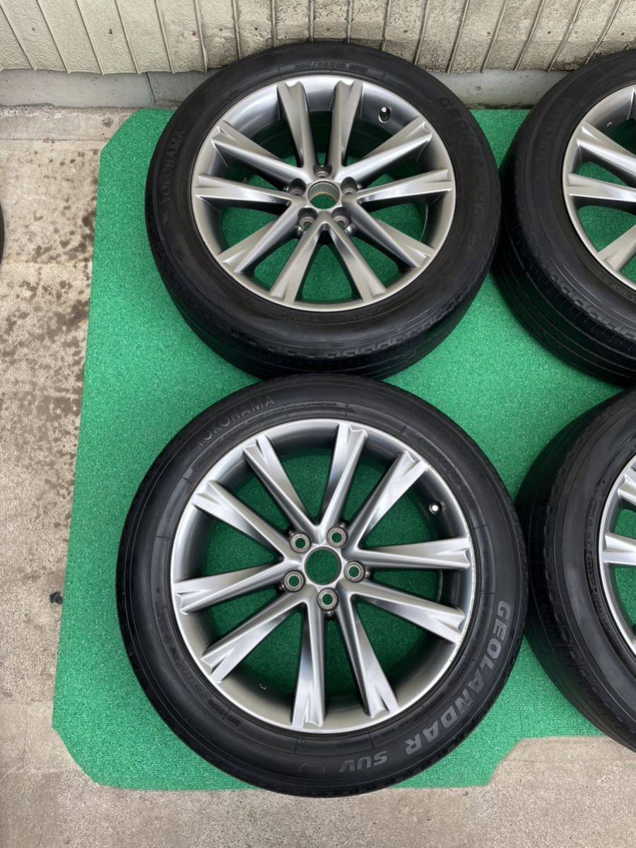 レクサスRX450h Fスポーツ バージョンL 純正 ハイグロス 19インチ 