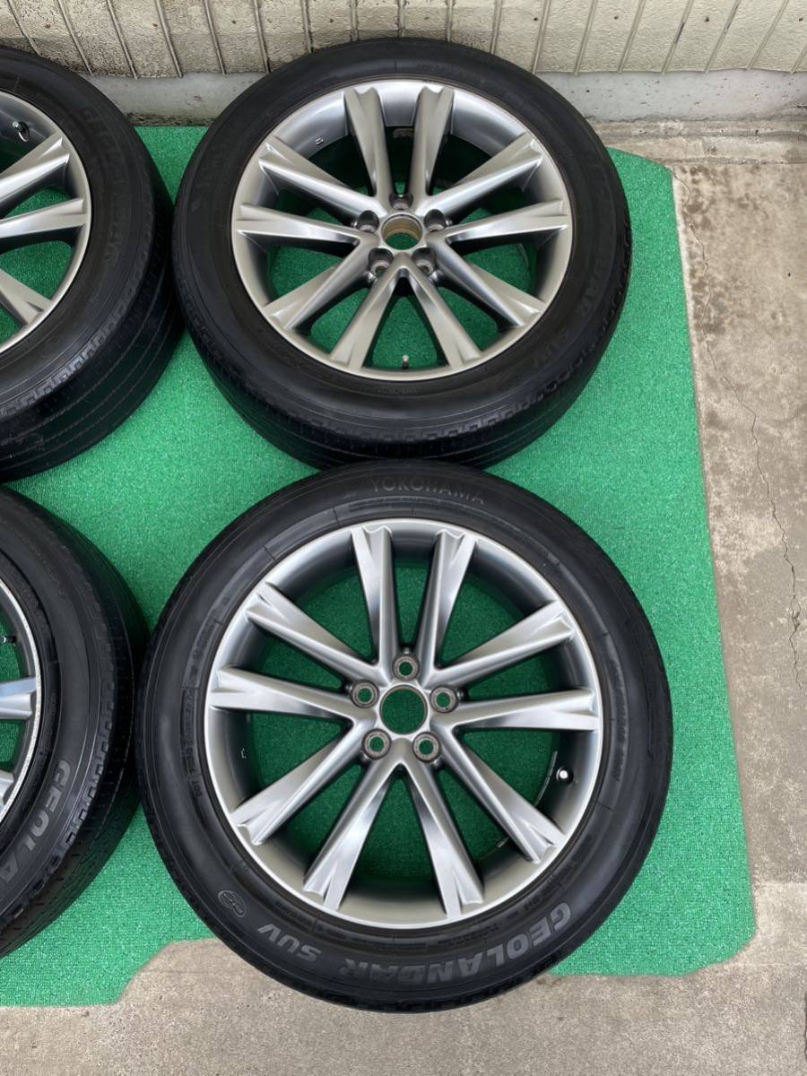 レクサスRX450h Fスポーツ バージョンL 純正 ハイグロス 19インチ 