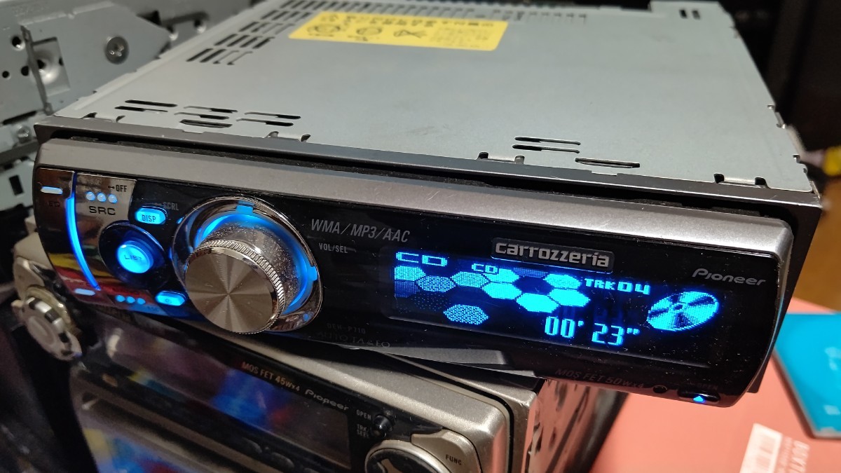 ジャンク！送料込！カロッツェリア DEH-P710 2台セット！CD DSP 当時物