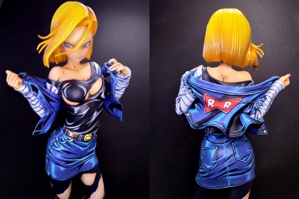 人造人間18号 LAZULI カスタムリペイント 服破れ追加 GLITTER&GLAMOURS