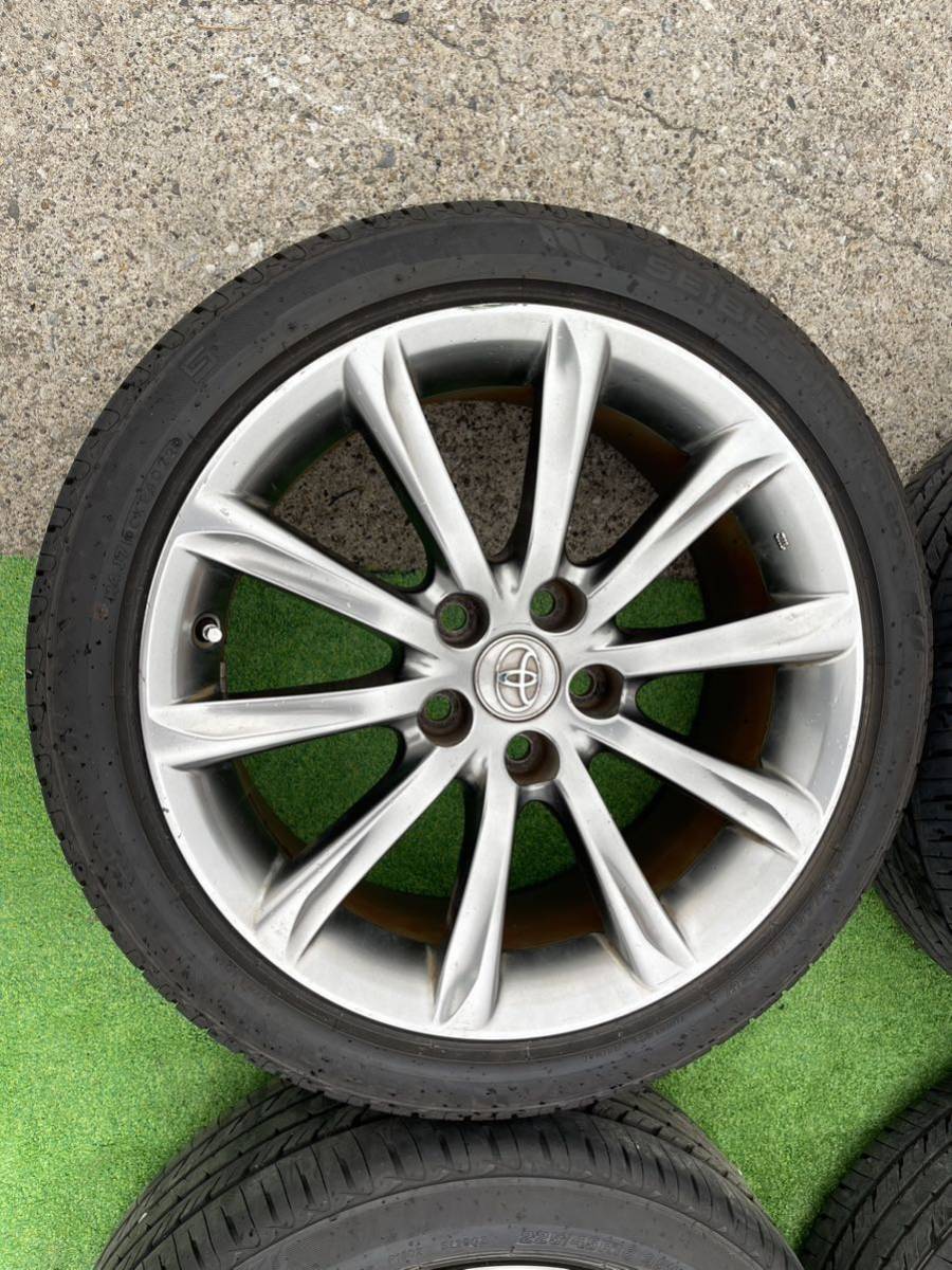 トヨタ純正マークx 130 中期 18インチホイール Sパッケージ 4本セット 