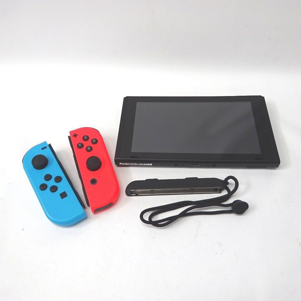 新品，HOT Ft911361 任天堂 ゲームハード switch スイッチ HAC-001 ネオンブルー&times;ネオンレッド Nintendo(ニンテンドースイッチ本体)｜売買されたオークション情報、yahooの商品情報をアーカイブ公開 - オー ニンテンドースイッチ本体