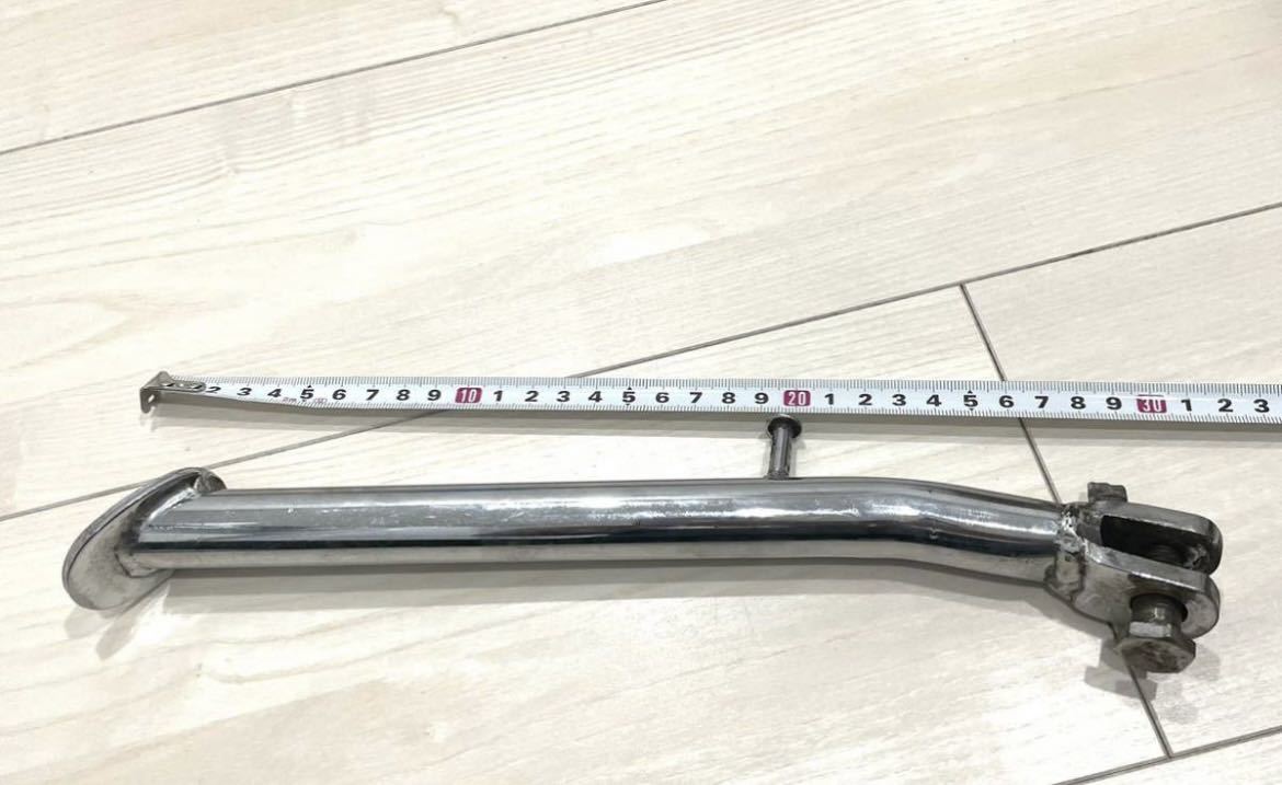 ゼファー400 550 750 ロングスタンド　メッキ　30センチ　ケツ上げ