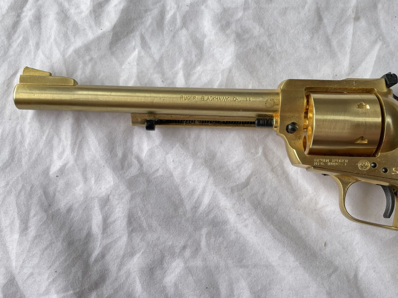 金属モデルガン ハドソン ルガー スパーブラックホーク 44マグナム 7.5