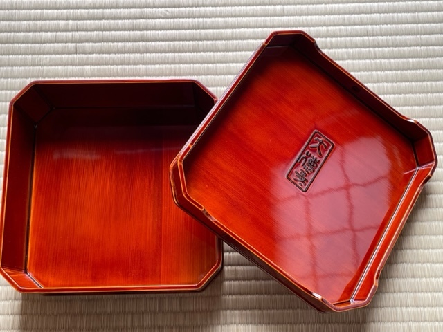 飛騨春慶塗 大徳寺弁当箱 縁高 重箱 五客 茶道具 茶懐石(重箱)｜売買