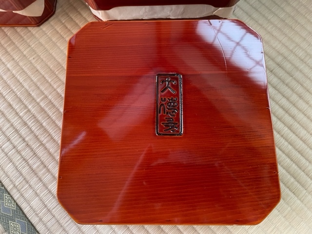 飛騨春慶塗 大徳寺弁当箱 縁高 重箱 五客 茶道具 茶懐石(重箱)｜売買