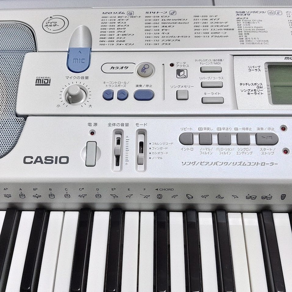 CASIO キーボード ctk-591 CASIO CTK-591 シルバー 61鍵キーボード