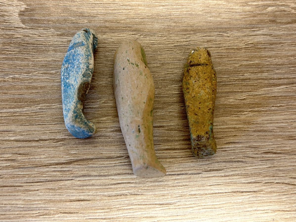 うっ！ウシャブティ三兄弟？】古代エジプト ウシャブティ像