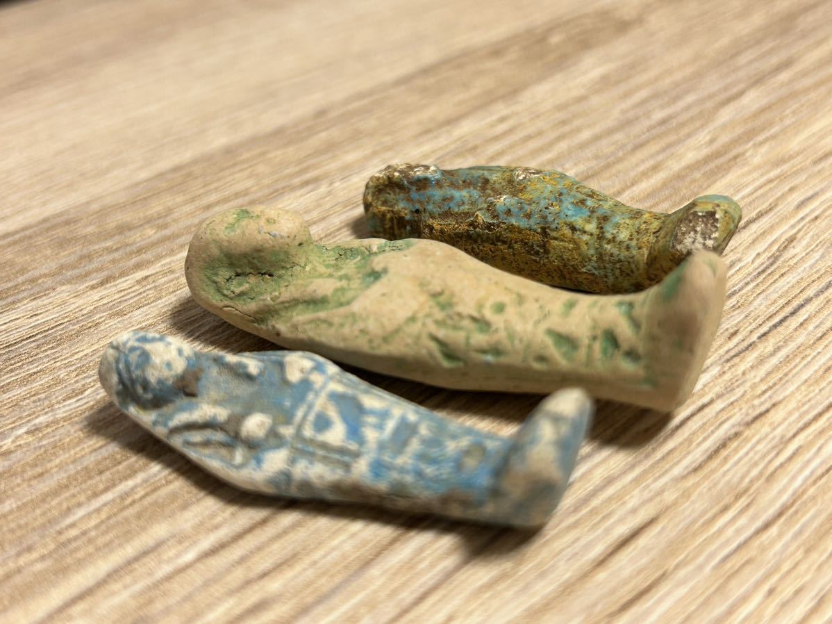 うっ！ウシャブティ三兄弟？】古代エジプト ウシャブティ像