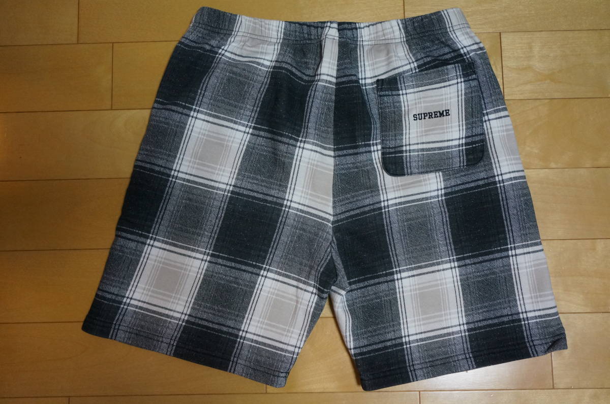 Supreme×NIKE Sweatshort スウェットショーツ チェック柄 supreme nike plaid sweatshort シュプリーム ナイキ プレイド
