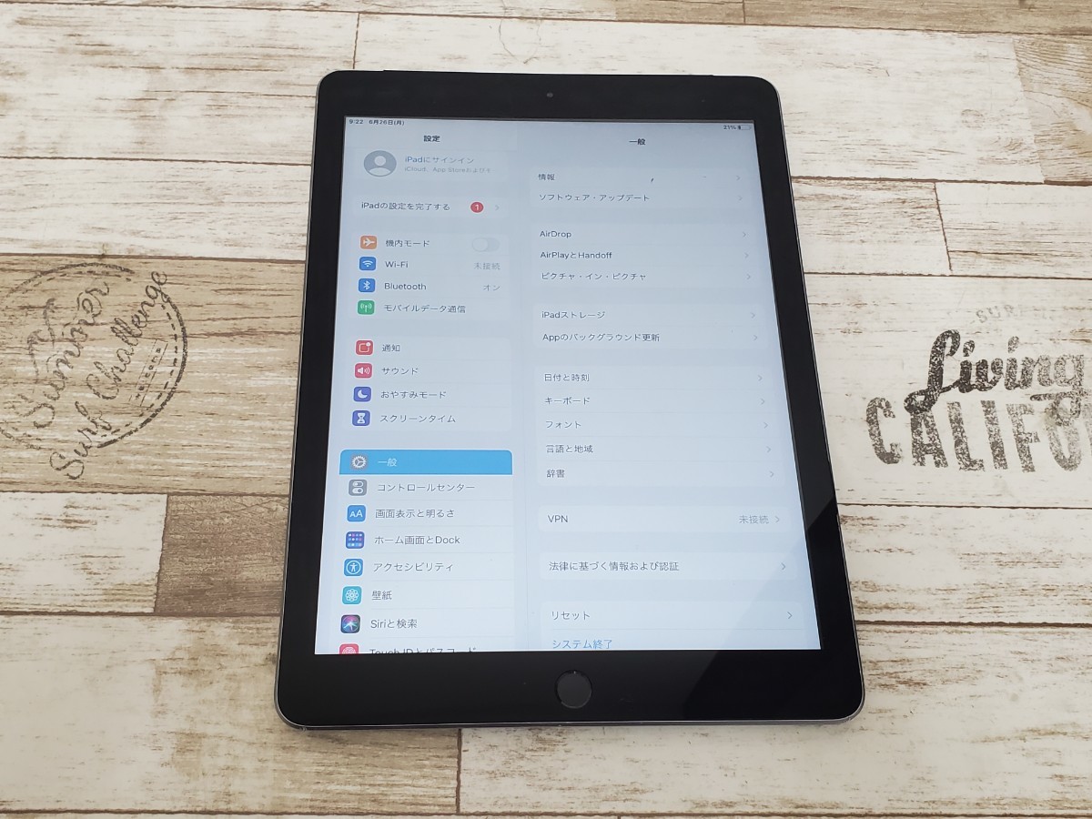 Wi-Fi+Cellular 第5世代 iPad 32GB ◇ジャンクau⁄AppleiPad MPG42J⁄
