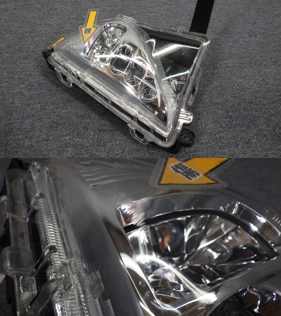 001510 96 ZVW50 ZVW51 ZVW55前期 プリウス 右フォグランプ LED 47-83