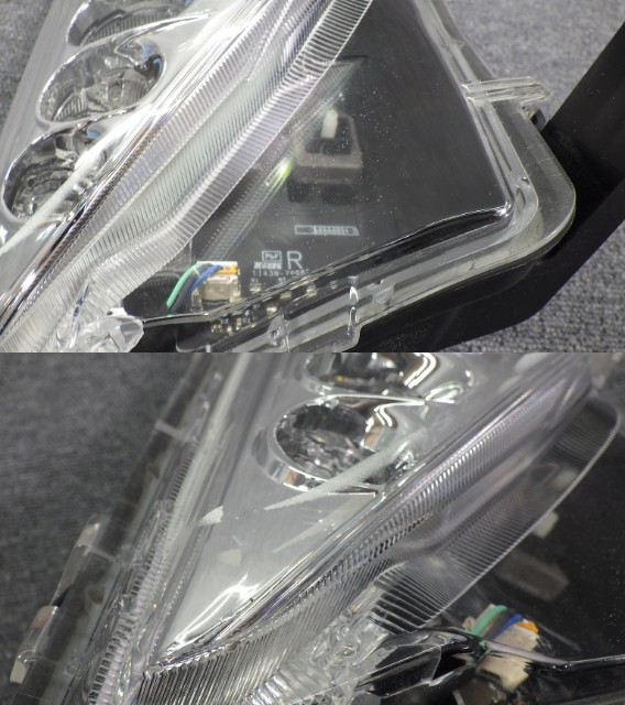 001510 96 ZVW50 ZVW51 ZVW55前期 プリウス 右フォグランプ LED 47-83