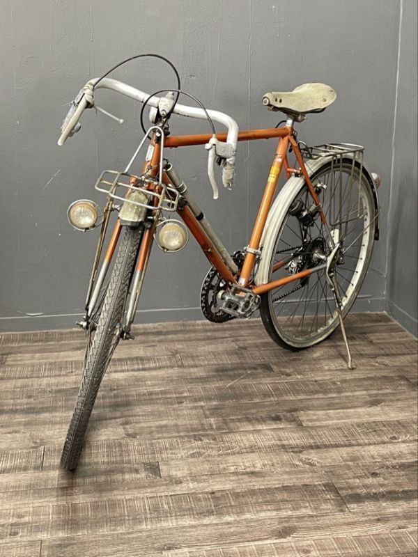 ブリヂストン ロードバイク 【中古】 Hi-Ten ビンテージ ROAD CHAMPION SUNTOUR V-LUXE SR FORGED オレンジ レトロ /53686