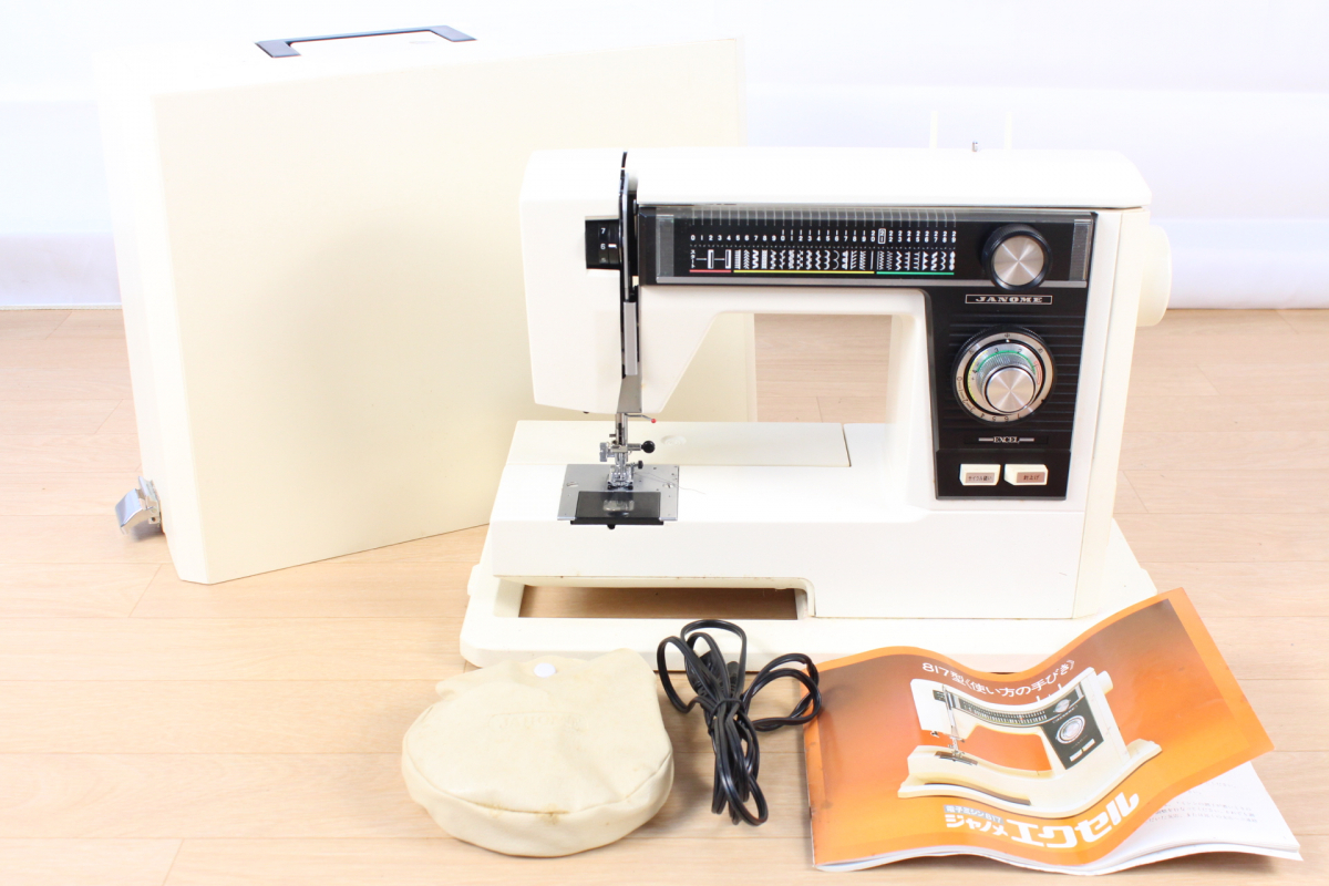ト福】JANOME ジャノメ ミシン EXCEL エクセル MODEL817 フット