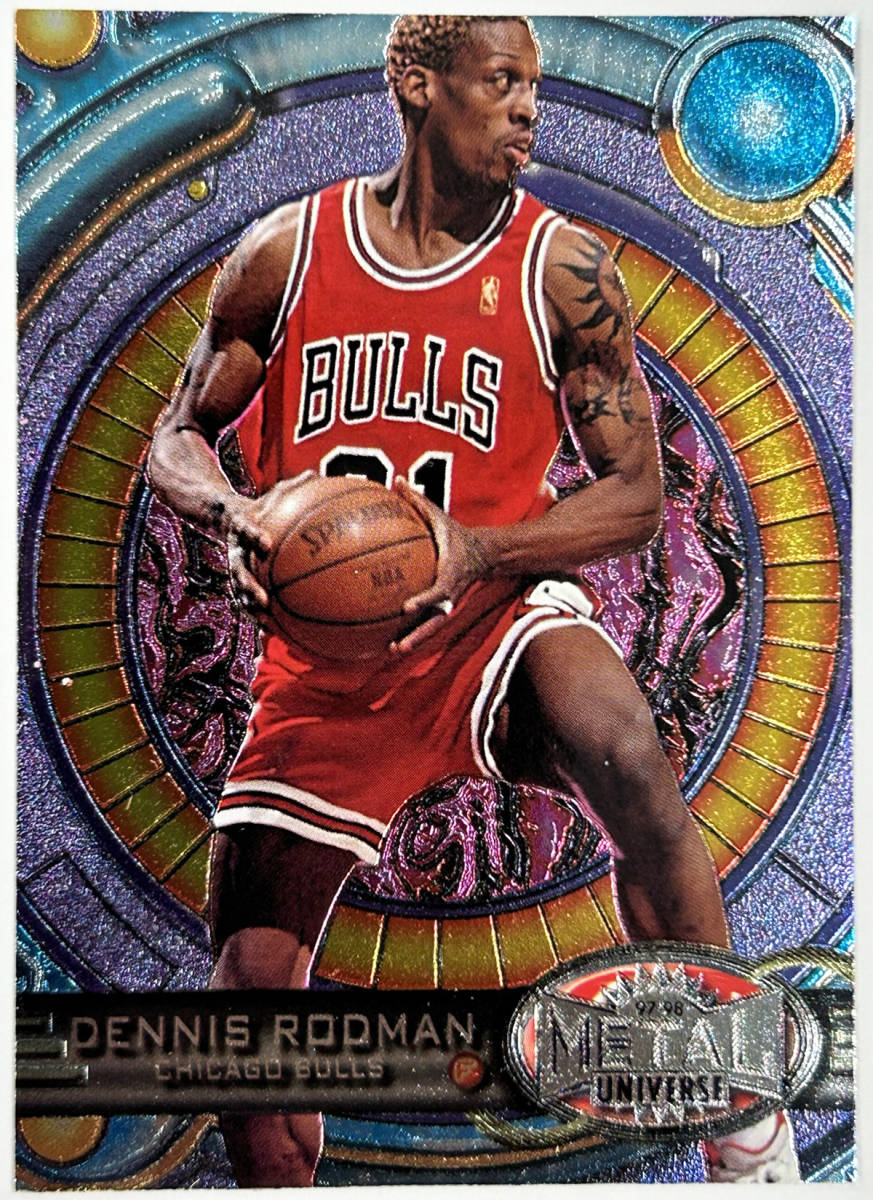 NBA】1997-98 Fleer Metal Universe #107 Dennis Rodman【デニス 
