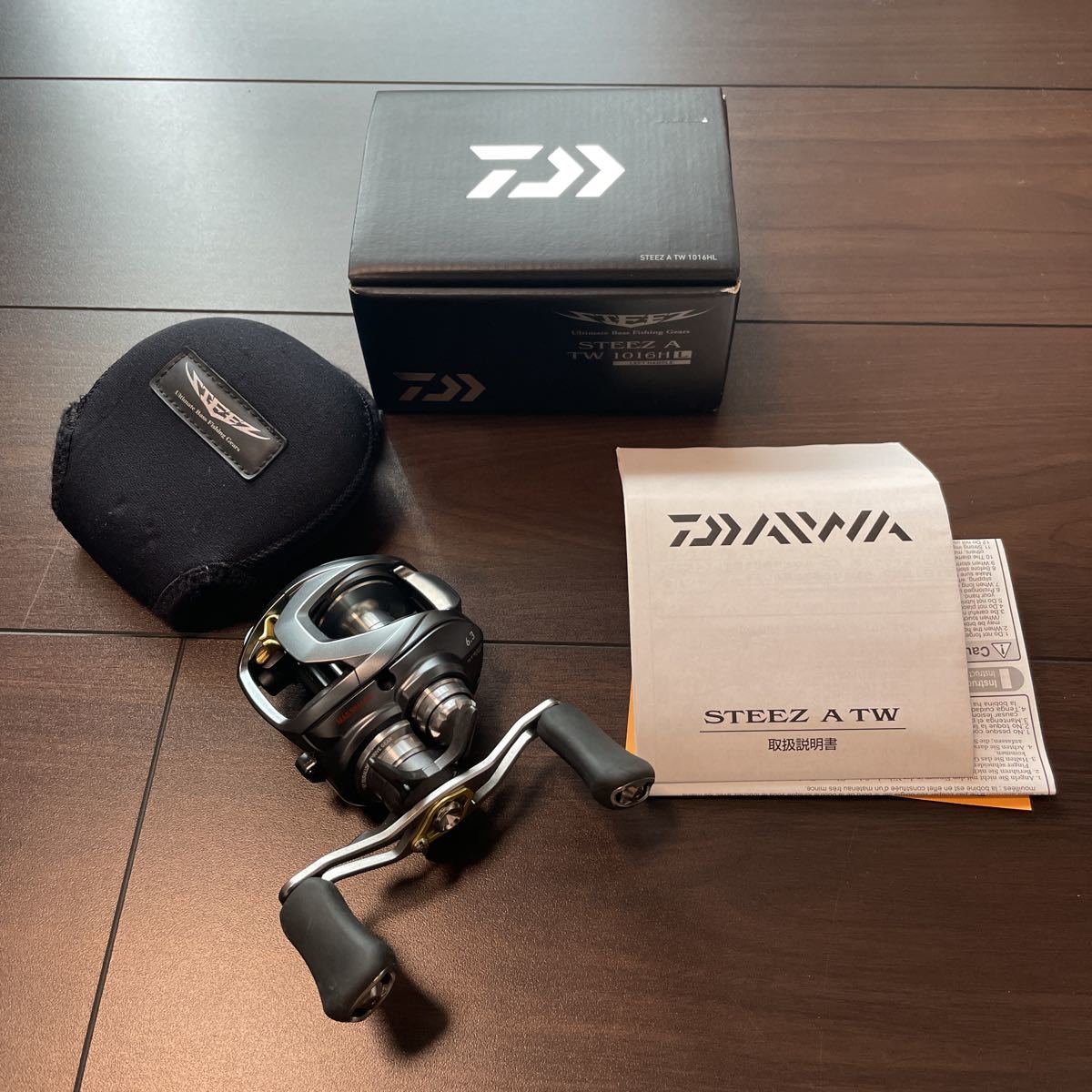 ダイワ DAIWA スティーズA STEEZ TW 1016HL 美品！カスタムパーツ付き