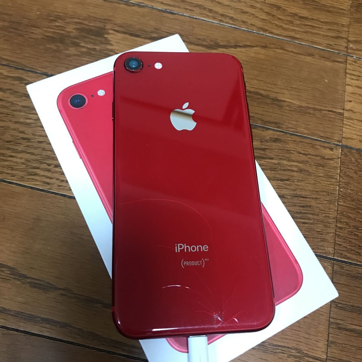64GB iPhone8 レッド SIMフリー ジャンク品 0 iPhone 1 本体のみ