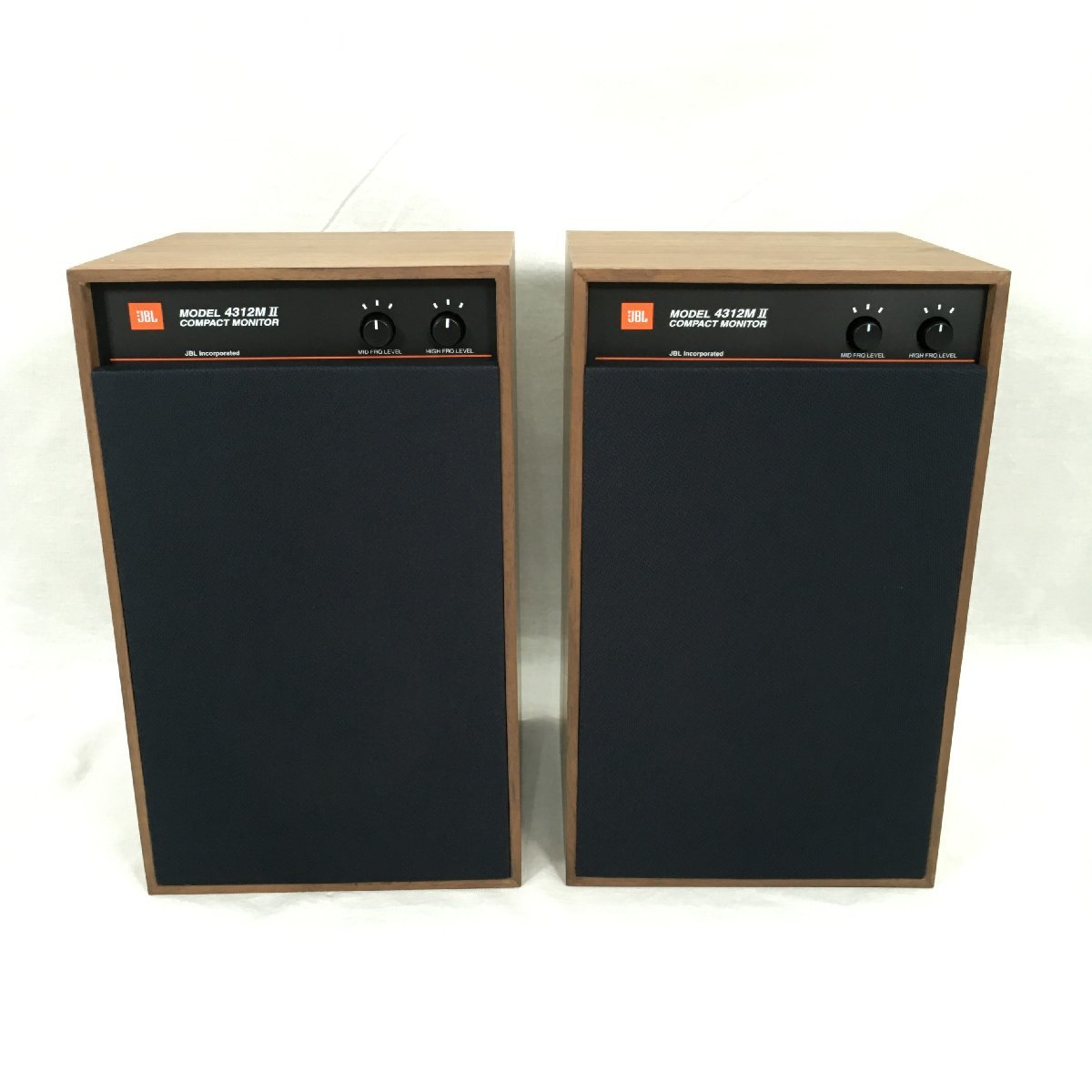 JBL 4312MⅡ BK COMPACT MONITORペア説明書 元箱あり
