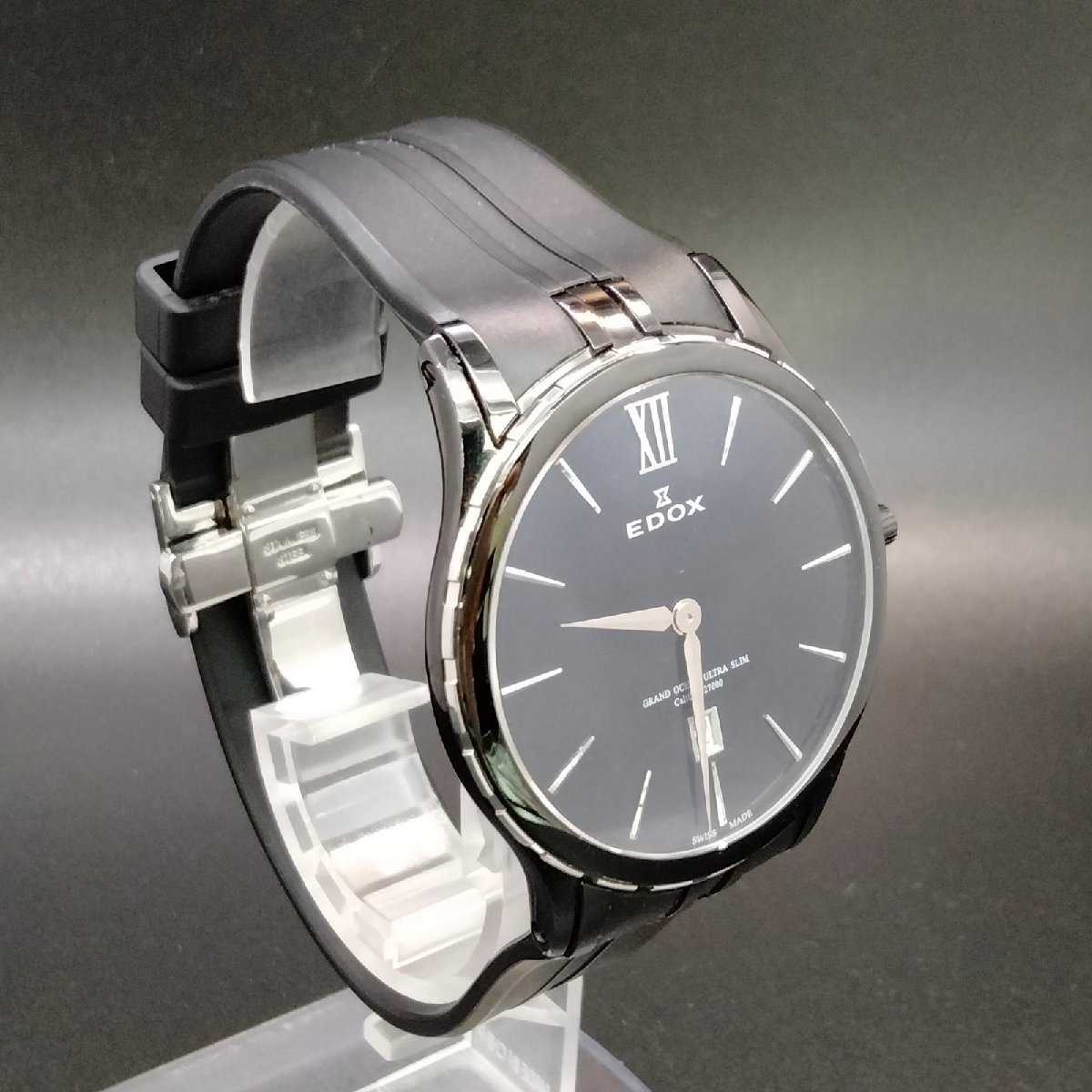 EDOXエドックスグランドオーシャン ウルトラスリムジャンク不動品