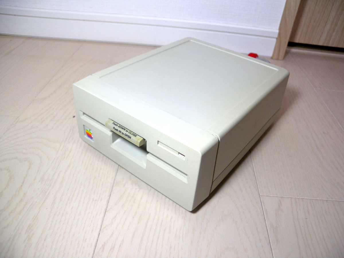 動作確認済 Apple 5.25 Drive A9M0107 外付けFDドライブ アップル その