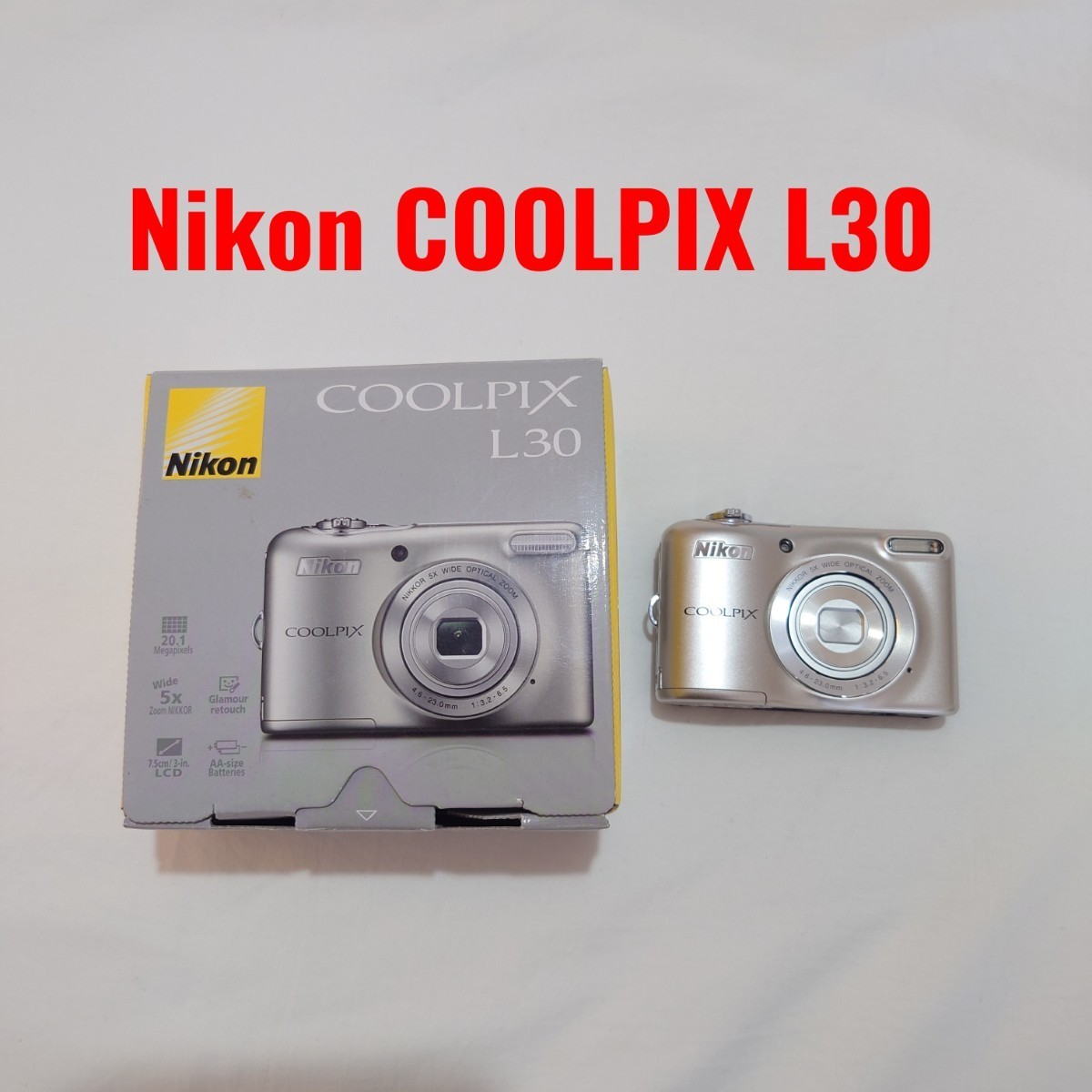 Nikon デジタルカメラ COOLPIX L30 COOLPIX L30 Nikon 6P NIKON