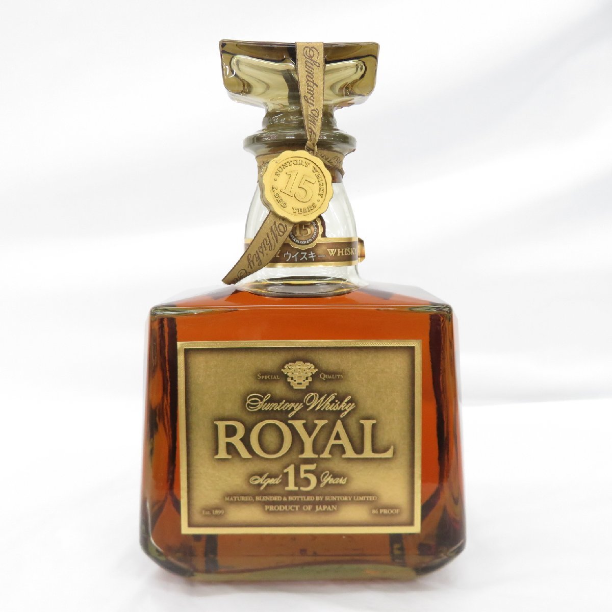未開栓】SUNTORY ROYAL サントリー ローヤル 15年 ゴールドラベル