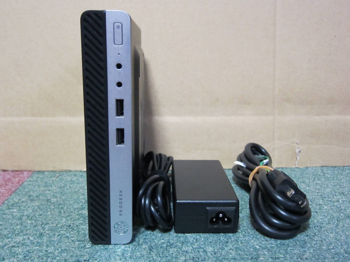 ③HP ProDesk 400 G3 DM 中古 Win10Pro/Core i5 7500T/4GB/SSD128GB 小型PC