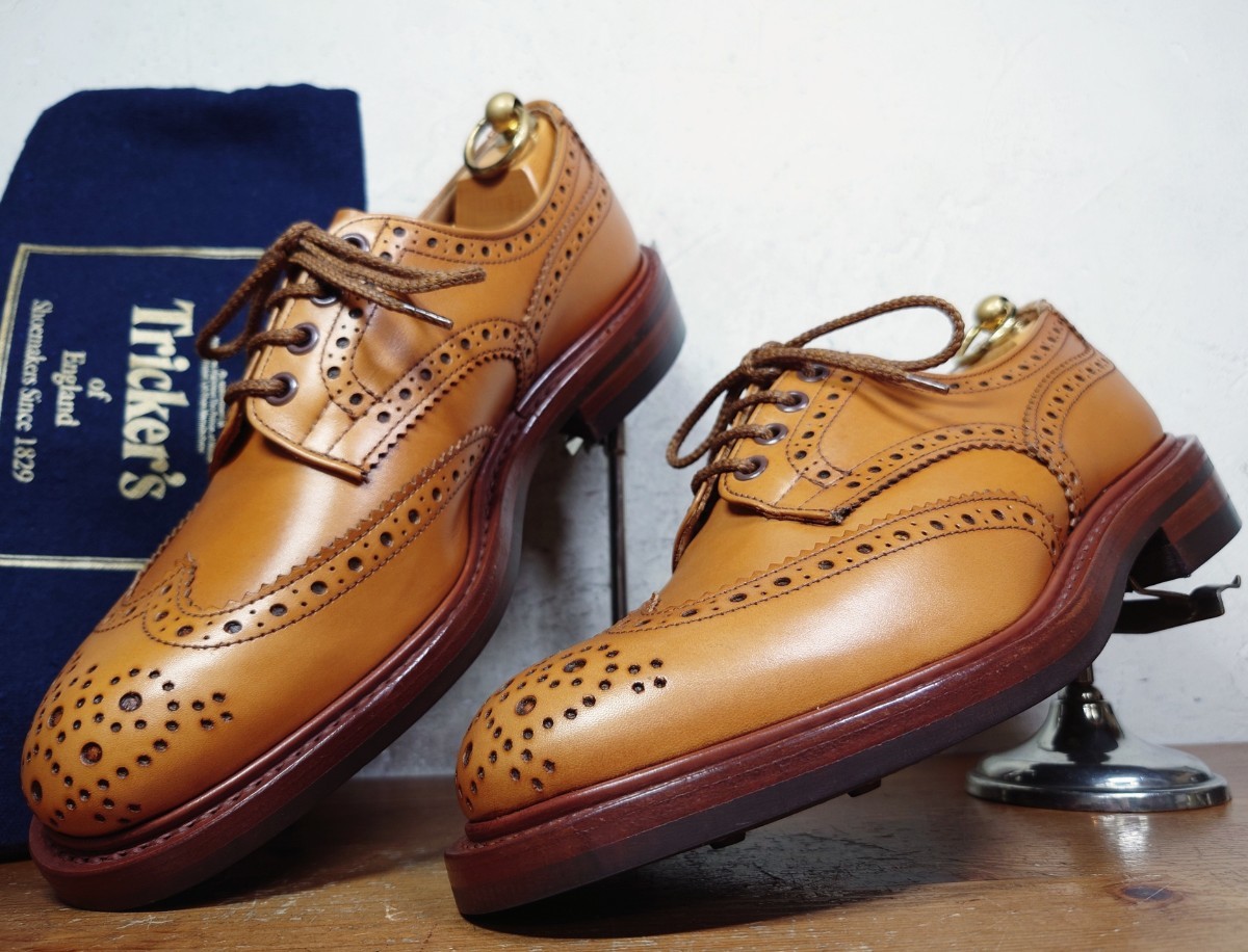 未使用 トリッカーズ カントリーブーツ エイコンアンティーク 7