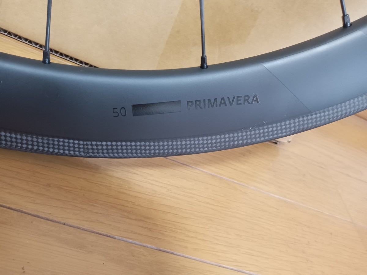 新型 Prime Primavera 50 1459g リムブレーキ用 シマノ11/12S