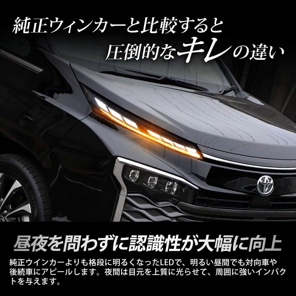 90系ヴォクシー VOXY90 適合 LED ウィンカーポジション バルブ ブルー