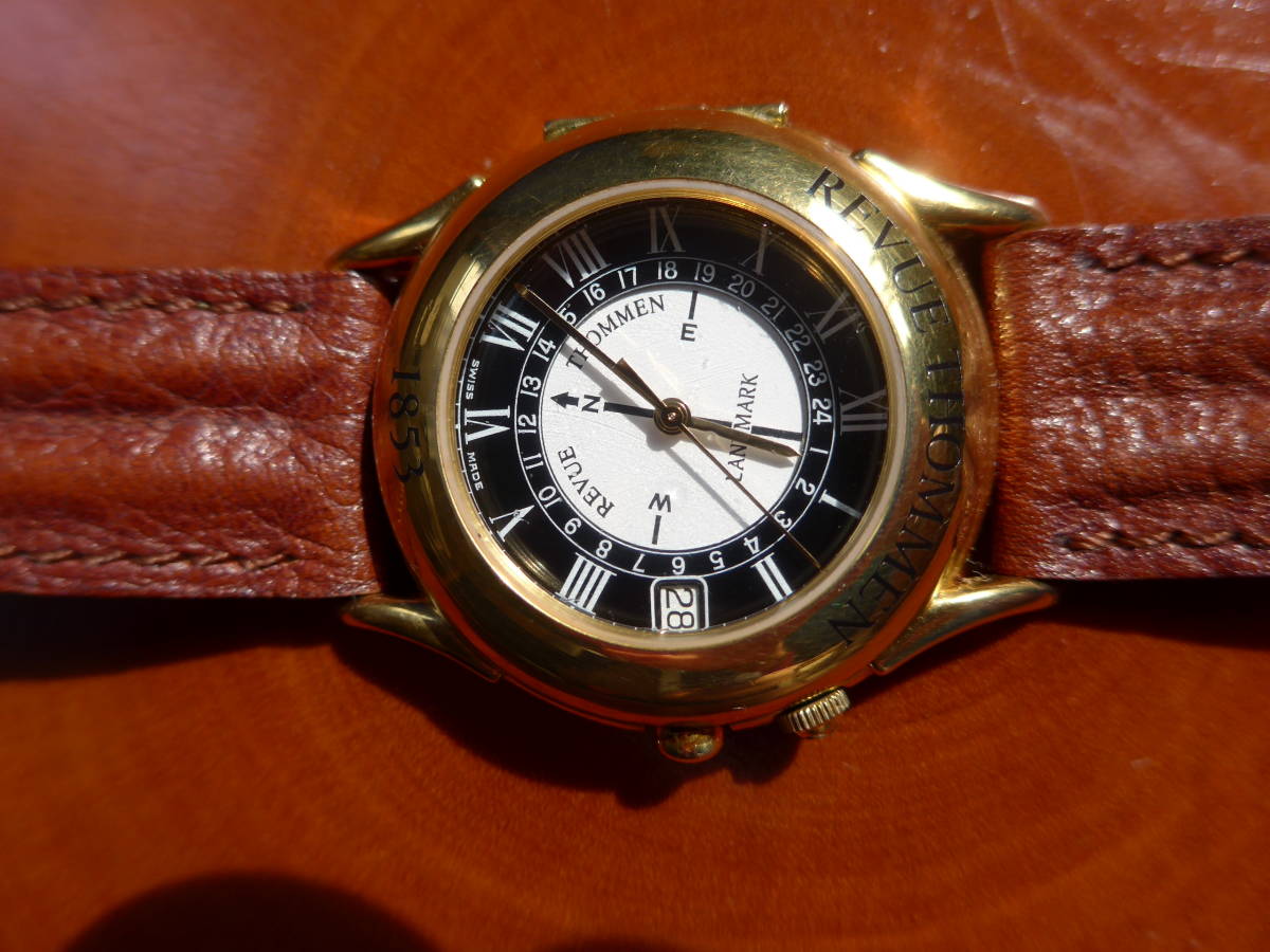 【有名時計】 REVUE THOMMEN(レビュートーメン)(LANDOMARK) メンズ　クォーツ　