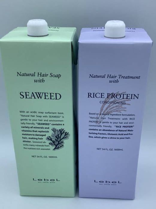 ルベル ナチュラルヘアソープ | シーウィード SW ヘアケア シャンプー 1600ml ナチュラル ウィズ Lebel シーウィード2個・ライス 新品ナチュラルヘアソープ ライスプロテイン 通販 ナチュラルヘアソープシーウィード&amp;トリートライスプロテイン