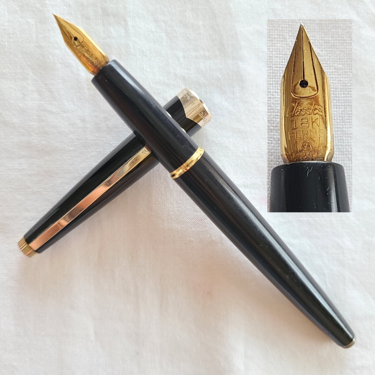 15☆ FERME フェルム 万年筆 ペン先 Classics 18K FERME JISマーク