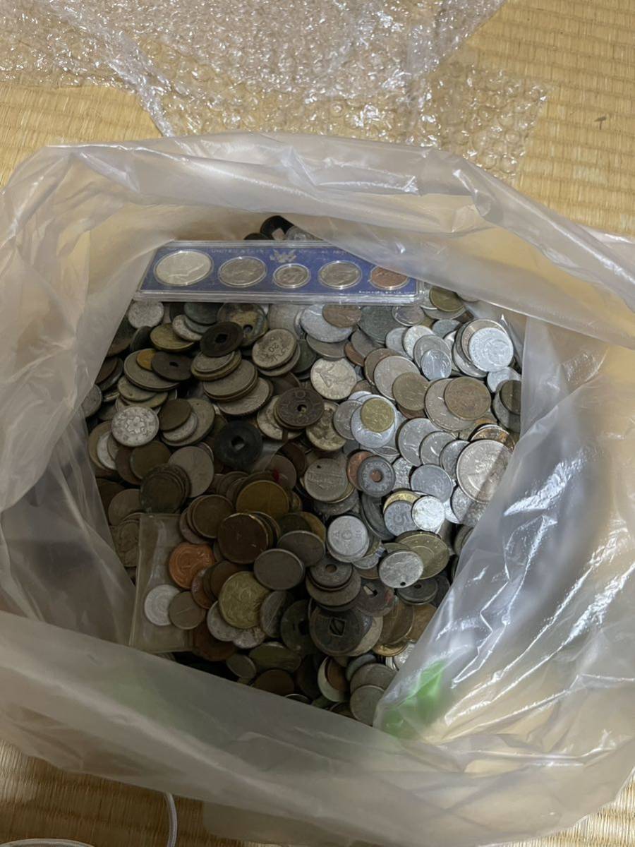 外国コイン 古銭 まとめて 10kg