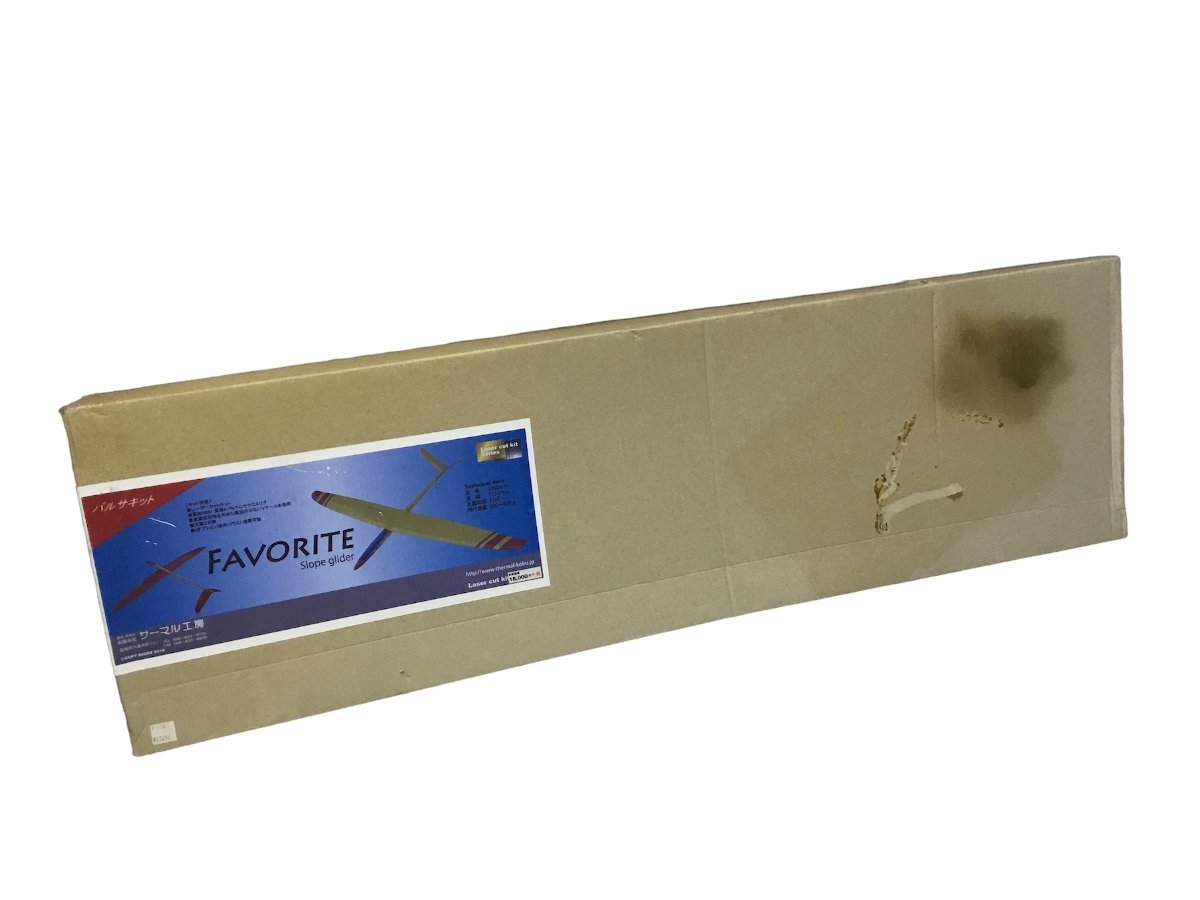 ★バルサキット FAVORITE Slope glider グライダー Laser cut kit サーマル工房 未使用 現状品0.80kg★