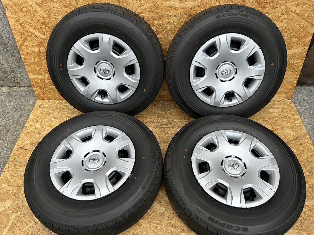ホイールカバー付 新車外し 21年製 200系ハイエース鉄ホイール 6穴