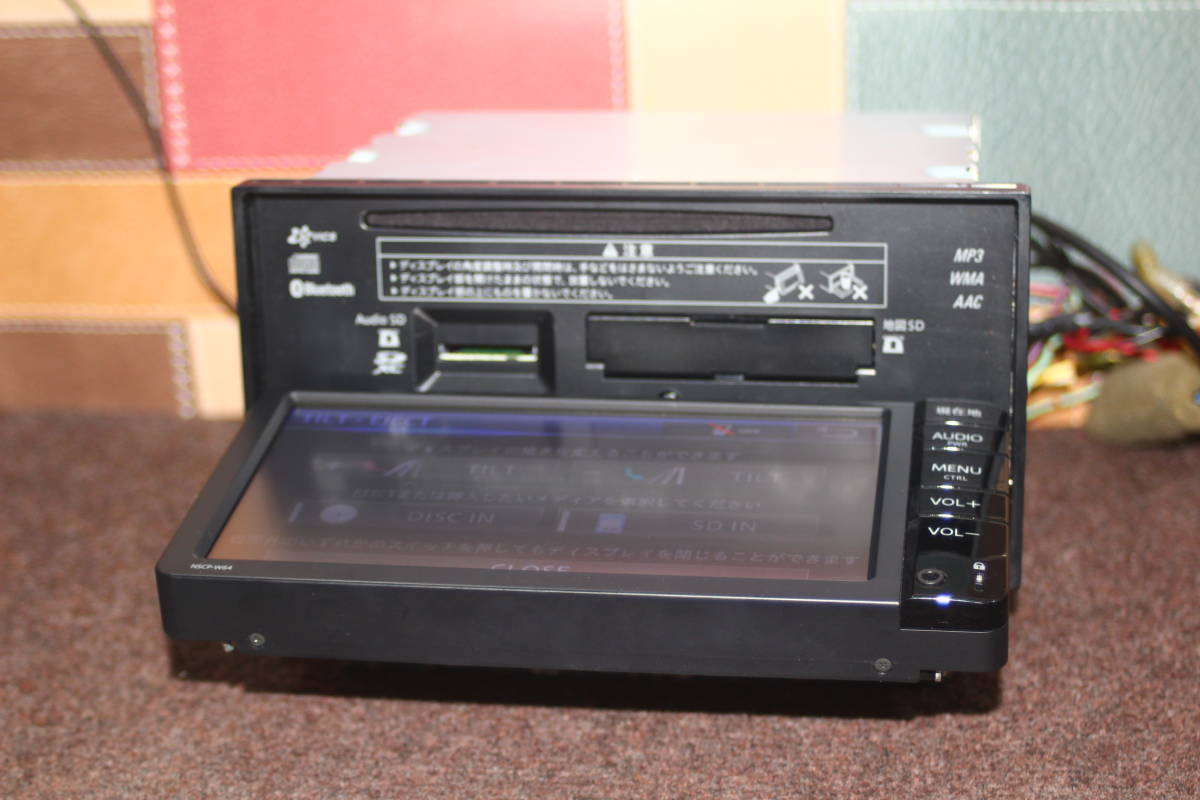 Bluetoothオーディオ＆ハンズフリー対応★トヨタ純正 ワイドSDナビ NSCP-W64 ワンセグTV内蔵 フィルム新品付★動作良好